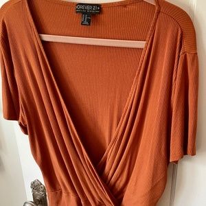 Orange bodysuit - Forever 21 - Size 3X